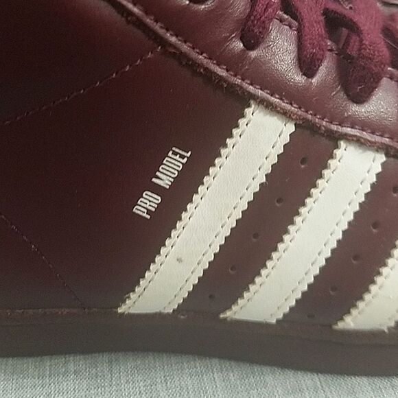Adidas pro model basketball retro classic burgundy white B39374 sz 5.5 main image 10